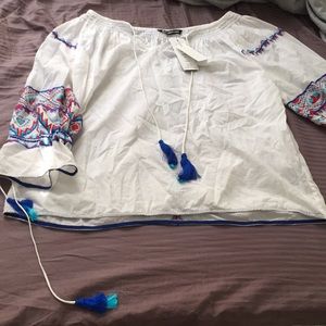 White Kas New York Blouse